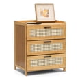 thumbnail image 1 of Mesita De Noche, Mesa Al Lado De La Cama Con 3 Cajones, 1 of 6