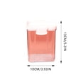 thumbnail image 3 of TIELUTT Storage Jar Household Food Grade Airtight Jar Transparent Grain 4 Compartment Snack Containers Cereal Containers Storage Lunch Boxes for Kids Milk and Cereal Container Metal Lunch Container, 3 of 6