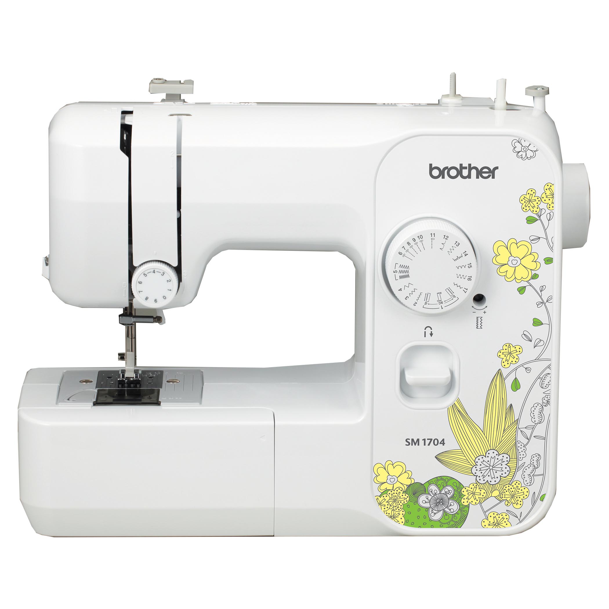 Brother SM1704 Lightweight, Full-Size Sewing Machine with 17 Stitches, and 4 Sewing Feet