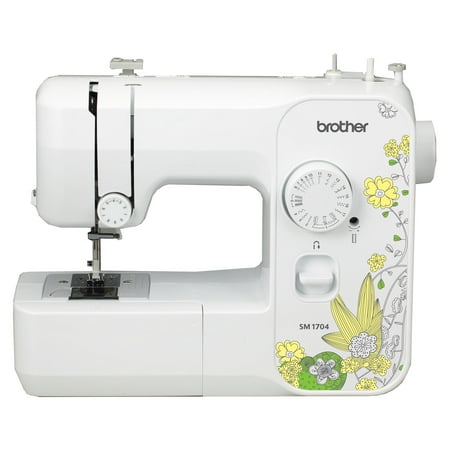Brother SM1704 Lightweight, Full Size Sewing Machine With 17 Stitches and 4 Sewing