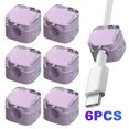 thumbnail image 3 of Soporte para Cables Debajo Del Escritorio  6 Uds. Mini Clips Magnéticos Autoadhesivo Ajustable, 3 of 9