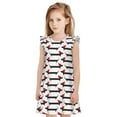 thumbnail image 1 of Vsdgher Chemise de Nuit de Noël Teckel pour Filles Manches Courtes à Volants Robe de Nuit Pyjama pour Fête Pyjama-TTG, 1 of 6