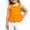 Orange, variant on Kukoosong Girl's Peplum Hem Sleeveless Tank Top, Kids Round Neck Ruffle Blouse, Casual Solid Color Summer Vest Shirts for Girls, Multiple Colors Available