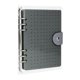 thumbnail image 1 of Libro de almacenamiento de broches de fieltro, organizador de dijes DIY, folleto organizador de joyas, alfiler Gris, 1 of 9