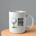 thumbnail image 2 of Best Dad By Par Coffee Mugs 15 OZ Sublimation Mugs,Double-sided Printing Ceramic Cups Ceramic Mugs for Coffee,Tea,Hot Cocoa, 2 of 4