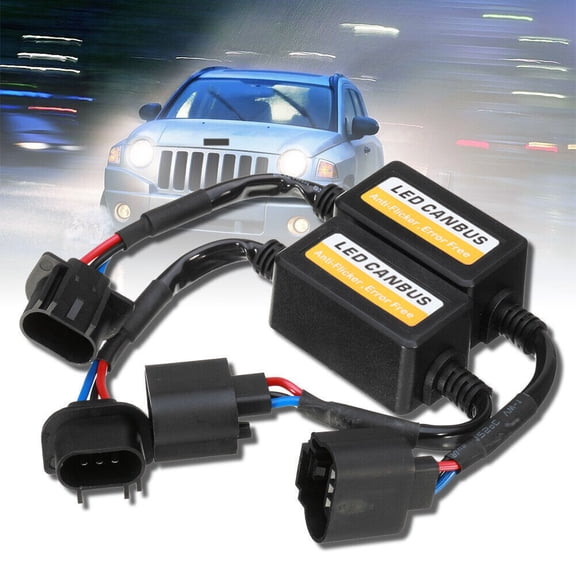 For Dodge Ram 1500 2500 2x H13/9008 ErrorFree Canbus LED Decoders Load Resistor;