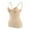 Beige, variant on Shelf Bra Camisoles Adjustable Spaghetti Strap Tank Tops Basic Layer