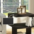 thumbnail image 4 of HOMCOM Square 3 Tier Wood Coffee Side Table Storage Shelf Rack End Table, 4 of 10