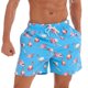 thumbnail image 1 of Pantalones cortos de tablero con estampado de flamenco para hombre, bañador de moda, pantalones deportivos, bañador para niño Fivean unisex, 1 of 2