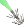 thumbnail image 4 of 5Pcs 8cm Fishing Lure with Hook Cuttlefish Jig Wood Shrimp Bait for Outdoor Saltwater Freshwater Luminous Green, 4 of 4