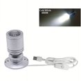 thumbnail image 1 of CHUANK 5V Mini Spotlight  Bright USB LED Spotlight  Indoor Accent Lighting Spotlight  For Display Cabinet  Jewelry Cabinet  Porch  Handmade Model Hand Lamp  Colored Lights, 1 of 7