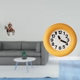 thumbnail image 2 of Letrero de escritorio Home Knight, adorno de caballero acrílico, reloj de pared de madera redondo y silencioso para dormitorio, mostrador, resistente, 2 of 8
