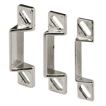 1-11/16 in. Zinc Diecast Constructed Strike Plate Assortment for use with Storm Door and Screen Door Latching Hardware (1-set)