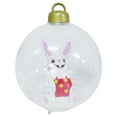 thumbnail image 1 of KAKOWELY Bola inflable de conejo de Pascua de PVC para decoración de jardín al aire libre, decoración para fiesta de Pascua, adorno inflable colgante para jardín, parque y hogar., 1 of 4