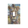 thumbnail image 2 of Switch Panel Switch Decoration 2.76x4.53x0.28 Inches Unused Outlet Cover Switch Plate Wall Plates Living Room Kitchen Bedroom Study Switches Prairie Lion Pattern, 2 of 8