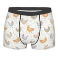 thumbnail image 5 of Uemuo Funny Chicken Pattern Men's Boxer Briefs,Trunk Anti-Chafing,Comfortable, Durable, and Stylish Underwear-, 5 of 9