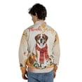 thumbnail image 5 of Happy Thanksgiving Saint Bernard with Turkey Pumpkins Autumn Vibes All Over Print 3D Baseball Jacket St Dog Lover Bomber Jacket Softball - 12018, 5 of 6