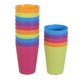thumbnail image 1 of Vasos de plástico de colores para el hogar, vasos reutilizables para bebidas, vajilla y suministros para fiestas, 101-200ml (colores mezclados), 15 Uds., 1 of 3