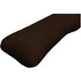 thumbnail image 6 of KHOMO Extra Light Full Body Maternity Pillow U Shaped with Zippered Cover, Brown, 6 of 6
