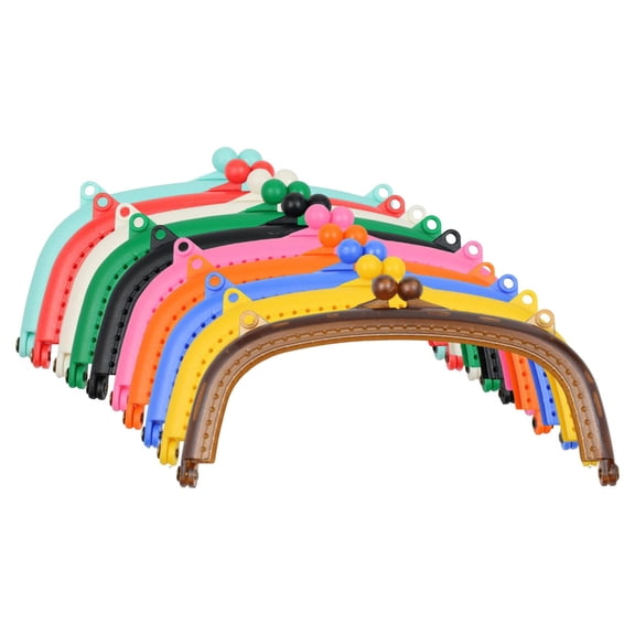 10PCS Purse Frames, 6.3Inch Square Bag Clasp, Candy Purse Clasp Lock with Holes for DIY Craft Bag Leather Bag Handbag Tailors