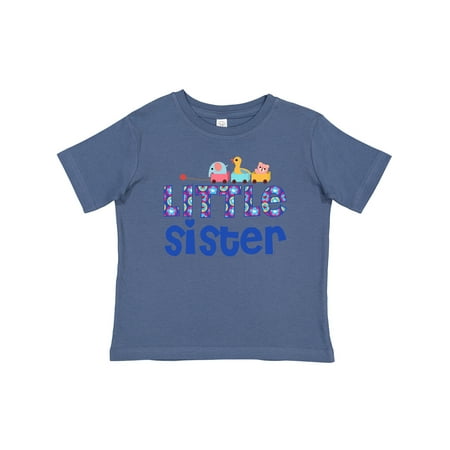 

Inktastic Toy Train Little Sister Gifts Gift Baby Girl T-Shirt