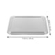 thumbnail image 2 of Bandeja rectangular de acero inoxidable con 4 secciones para servir alimentos., 2 of 5