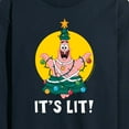 thumbnail image 3 of SpongeBob SquarePants - Patrick It's Lit - Men's Long Sleeve T-Shirt, 3 of 6