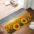 thumbnail image 4 of Honeii Beautiful Golden Sunflower Field Pattern Door Mat, Welcome Door Mats Outdoor Indoor, Stain and Fade Resistant, Non-Slip Entry Matfor Bedroom, Bathroom, Kitchen, 4 of 7