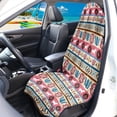 thumbnail image 3 of POLERO Terry Cloth Car Seat Towel Cover Machine Washable, Compatible with Truck Seat Van, Bucket Seat Protector Fit for Sedan Vehicle, Southwest Horse Cactus 1 Pack, 3 of 7