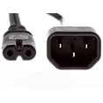 thumbnail image 3 of Toptekits Standard Molded IEC 320 C14 to C7 Plug AC Power Plug Adapter Cable PDU UPS, (6.6ft/2m) Standard AC Power Cord, 10A/110V-240V, C14 to C7, (IEC-60320-C14 to IEC-60320-C7), 3 of 8