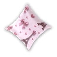 thumbnail image 2 of Valentine Effiel Tower with Bows Hearts Throw Pillow Covers Pillowcases 16 x 16 Inch Home Decor 2 Packs for Bedroom Sofa, 2 of 6