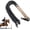 Brown, variant on Vjnyvs Horse Riding Whip, Riding Crop For Horses, Braided PU Leather Riding Whips for Outdoor Training Racing Practice Equestrian