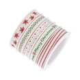 thumbnail image 1 of pitrice 5 Rolls Christmas Ribbons Cake Box Handmade DIY Gift Wrapping Craft Christmas Ribbon Kids 27 Yard Holiday Gift Box Decor, 1 of 7