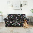 thumbnail image 5 of XYZCANDO Christmas Lights Stretch Armchair Sofa Slipcover 1 Piece Sofa Cover 2 Seater Soft Couch Cover Washable Furniture Covers, 5 of 6