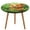 T-1, variant on Green Leaf Jungle Animals Pattern Round Tablecloth Waterproof Elastic Table Clothes for Dining Table Cute Desk Decor Protector Cover