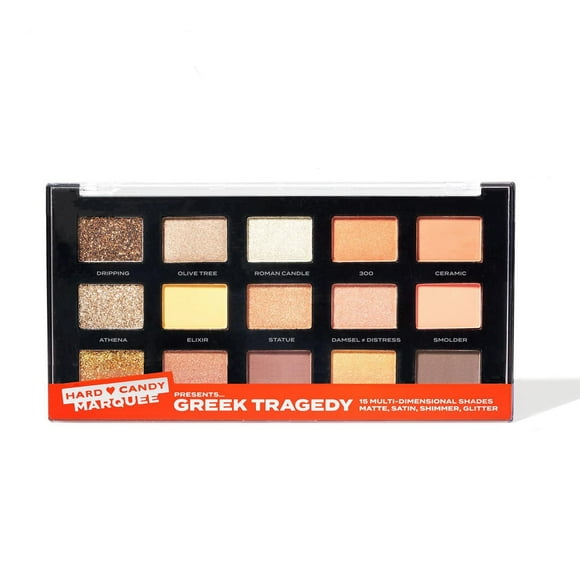 Hard Candy, Marquee Shadow Palette, 15 Multi-dimensional Shades, Greek Drama