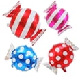 thumbnail image 3 of Paquete de 5 Puntos de Raya Grande de Aluminio Decoración Del Partido Del Globo 50 Cm rojo, 3 of 9