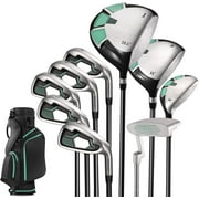 Naipo Golf Club Set 9 Piece Complete Golf Set for Right Handed with Stand Bag and 3 Bonus Head Covers