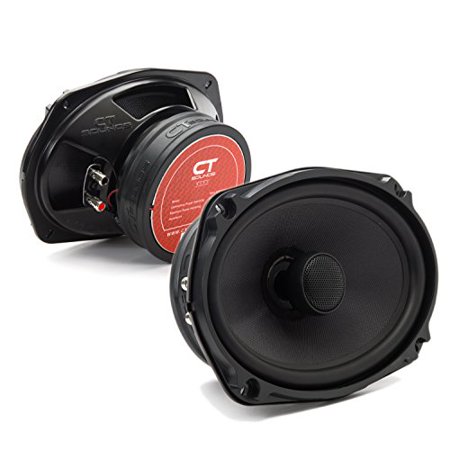 CT Sounds Meso 6x9 Inch 2 Way Silk Dome Full Range Coax Coaxial Speakers (Pair)