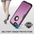 thumbnail image 3 of AmPm Coque pour iPhone 8 & iPhone 7, Robuste avec Protecteur d'Écran Intégré, Protection Robuste, Coque Antichoc Mince pour iPhone 8 (2017) 4,7 Pouces- Noir, 3 of 8