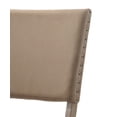 thumbnail image 5 of Dining Chairs Birmingham Script Printed Driftwood Finish Dining Chair with Nail head, Set of 2,Fabric Dining Chairs, 5 of 7