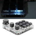 thumbnail image 4 of Clavier Mécanique à une Main, Mini Clavier 9 Touches pour le Contrôle Industriel, 4 of 8