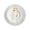 Silver 3, variant on ToppiJoy 50 Pcs Modern Charger Plates Set, 13in Round Plastic Spraying Paint Dinner Plate, for Dinner Wedding Party Table (Silver)