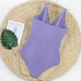 thumbnail image 4 of Bathing Suit for Women Tummy Control Women's One Piece Swimsuit Swimsuits For Women Bathing Suit Retro Ruched Push Up Vintage Padded Swimwear, 4 of 4