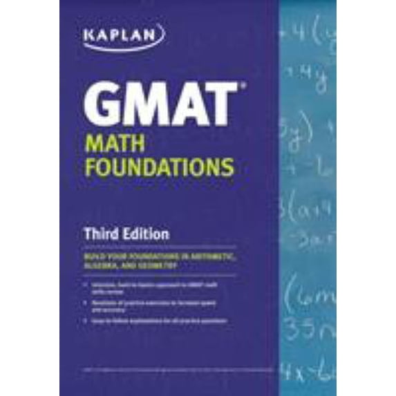 Pre-Owned Kaplan GMAT Math Foundations (Paperback) 1506219918 9781506219912