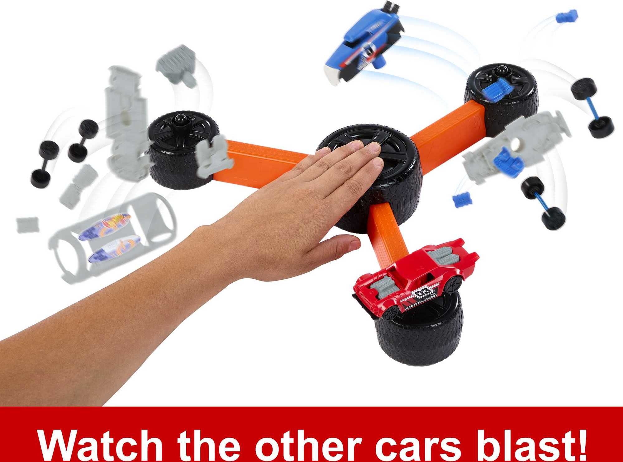 Hot Wheels Build ‘n Slam Kids Games, Car Game, Family Game Night