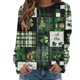 thumbnail image 4 of Xuyuer Women's Printed Long Sleeved Round Neck Pullover Top Hoodless Casual And Fashionable Sweatshirts, 4 of 5