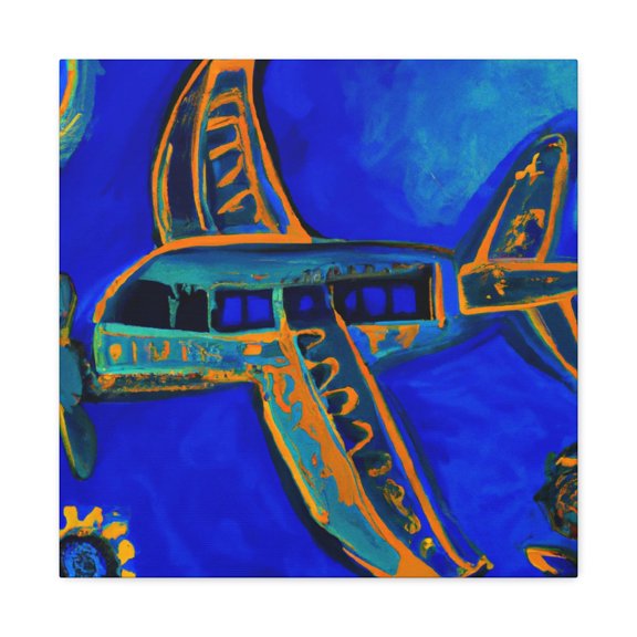 Vintage Plane Flight - Canvas