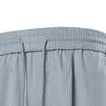 thumbnail image 4 of XuJwPNcy Men's Casual Cargo Pants Drawstring Waist Workout Trousers with Pockets Hiking Travel Work Pants Fall Outfits(Light Blue,X-Large), 4 of 7