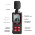 thumbnail image 4 of Sound Level Meter,30 130db Tester 30~130db Noise Nf-562 Tester Twirltide Professional Sound Meter Handheld Noise Nf 562 Sound Decibel Nf-562 Twirltide Precision Tester 130db Noise Nf-562, 4 of 7